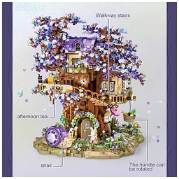 Конструктор LOZ mini Будиночок ельфа на дереві без фігурок (1065) - мініатюра 3