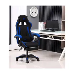 Крісло ігрове GT Racer X-2324 Black/Blue (X-2324 Fabric Black/Blue) - мініатюра 5