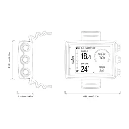 Комп'ютер для дайвінгу Suunto EON Core Dive Computer, Black (SS022740000) - мініатюра 4