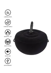 Надувна подушка з вібратором Inflatable Remote Controlled Fuck Seat - мініатюра 5