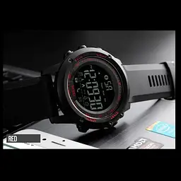 Чоловічий наручний годинник Skmei Dynamic 1321 Червоний - мініатюра 2