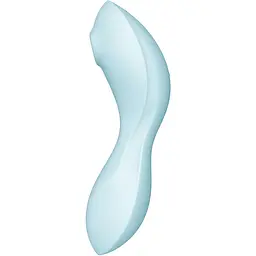 Вакуумний смарт-стимулятор із вібрацією Satisfyer Curvy Trinity 5 (Blue) - мініатюра 4