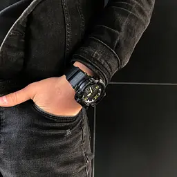 Наручний годинник чоловічий 1637BK Black. Skmei acs0030659 - мініатюра 4