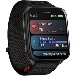 Смарт-годинник Garmin Venu X1 Black with Slate Titanium Caseback and Black ComfortFit Nylon Band (010-02980-00/02) [138712] - мініатюра 2