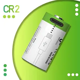 Акумулятор CR2 ​​Smartoools 300 mAh літій-іонний Li-Ion із зарядкою від Type-C 3.7V Випуклий плюс (19326)