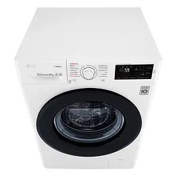 Пральна машина LG з фронтальним завантаженням F4M5TS6W, 8кг, 1400, A+++-30%, Пар, глибина 56см, Дисплей, Інвертор, Білий (F4M5TS6W) - мініатюра 9