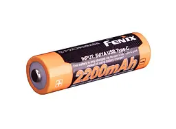 Акумулятор 14500 Fenix 2200 mAh Li-ion зарядка Type-C (ARB-L14-2200U)