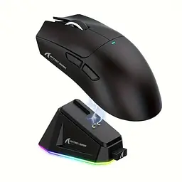 Мишка ігрова бездротова Attack Shark X11 22000 DPI PAW3311 із зарядною станцією black