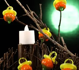 Набір льодяників Halloween Ring Candy Pumpkin Ring у формі гарбузового кільця 18шт, 180г - мініатюра 8