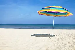 Пляжна парасолька з нахилом 2 м Парасолька торгова 2 метри з нахилом - мініатюра 3