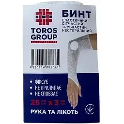 Бинт Торос-Груп еластичний сітчастий 25 см х 3 см (51-045-IS)