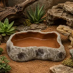 Миска для тераріуму Hobby Cera Dish Granite 3 18x12,5x4см (37802) поїлка та годівниця під натуральний камінь - мініатюра 3