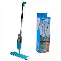 Універсальна швабра Healthy Spray Mop з розпилювачем води та мікрофіброю для миття підлоги - мініатюра 2