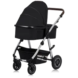 Універсальна коляска Lionelo Amber 3в1 Black Silver (LO-AMBER BLACK SILVER (3in1)) - мініатюра 4