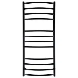 Рушникосушарка UNIO LDE W 1200-500-12 BLK Драбинка Дуга Еліт чорна (21553)