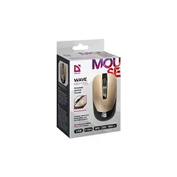 Мишка Defender Wave MM-995 Silent Wireless Bronze (52992) - мініатюра 5