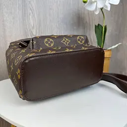 Рюкзак жіночий маленький молодіжний стильний коричневий (1240) - мініатюра 8