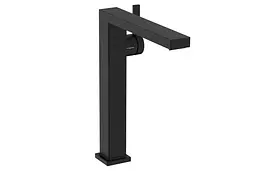 Змішувач для умивальника Hansgrohe Tecturis E CoolStart EcoSmart+ без донного клапанаа MB matt black 73072670