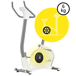 Велотренажер електромагнітний Cornix Amber White/Grey - мініатюра 3