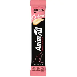 Ласощі для котів AnimAll Creme зі смаком лосося 6 шт. х 15 г - мініатюра 3