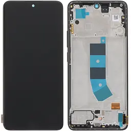 Дисплей Xiaomi Redmi Note 13 4G чорний, Amoled, оригінал PRC з рамкою, Midnight Black