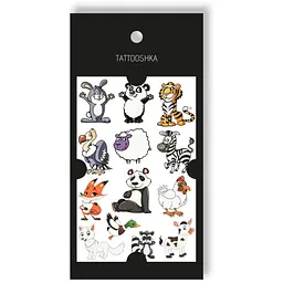 Тату Tattooshka 12 щасливих звіряток WS-YX021 (5805800011073) shop (5805800011073)