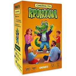 Карткова гра Orner Крокодил orner-2678 160 карток інструкція