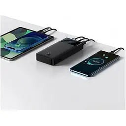 Універсальна батарея Baseus Bipow Digital Display 20000 mAh 15W (PPDML-J01) чорна - мініатюра 8