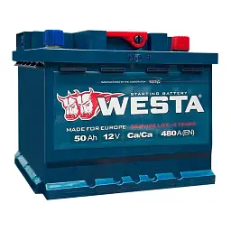 Акумулятор автомобільний Westa 6CT-50 А (0)