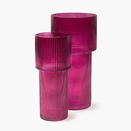 Ваза для квітів скляна MBM Home Футуризм 145х290 мм фіолетова (VB-10 L PURPLE) - мініатюра 3