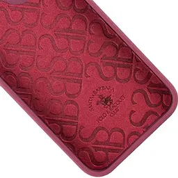 Шкіряний чохол Polo Santa Barbara для Apple iPhone 14 Pro (6.1) Red - мініатюра 4