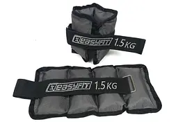 Обтяжувачі EasyFit 2 х 1,5 кг для ніг та рук з металом (EF-AWTМ-150) - мініатюра 3