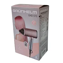 Фен електричний для волосся Grunhelm GHD-573 коричневий (154947) - мініатюра 6