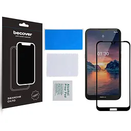 Захисне скло BeCover для Nokia 1.3 Black (705100) - мініатюра 2