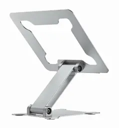 Підставка для ноутбука до 15.6" Gembird NBS-D1-03, Silver, алюмінієва - мініатюра 3