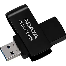 USB флеш накопичувач ADATA 64GB UC310 Black USB 3.0 (UC310-64G-RBK)