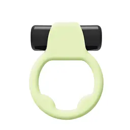 Ерекційне кільце Clara Morgane Pro Super Vibra Ring Phosphorescent, 4.5 см (зелений)