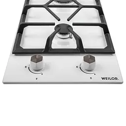 Поверхня газова Domino на металі WEILOR GM 304 WH - мініатюра 5