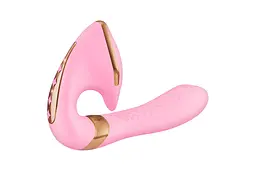 Вагінально-кліторальний вібратор Shunga Soyo Light Pink - мініатюра 2