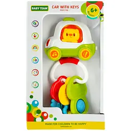 Музична іграшка Baby Team Машинка з ключиками (8657) - мініатюра 5