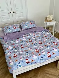 Постільна білизна євро Dushka Home Сатин Плюш 21365 200х220 см - мініатюра 2