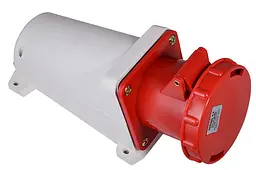 Розетка стаціонарна 63А P5 IP67 3P+N+PE ГС АСКО-УКРЕМ (A0080040008) - мініатюра 2