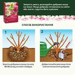 Тверде добриво тривалої дії для троянд COMPO 2 кг - мініатюра 8