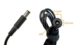 Блок живлення Dell 19.5V 3.34A 65W 7.4x5.0 pin Slim PRC (PA-2E) - мініатюра 4