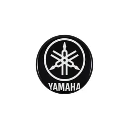 Наклейка з логотипом Yamaha для авто і ключів, 15 мм, ПВХ-пластик, об’ємна