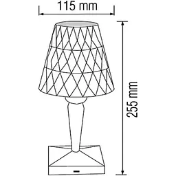 Світильник настільний Horoz Electric Inter 3CCT LED 1W - мініатюра 2