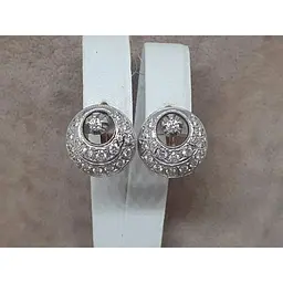 Золоті сережки Qvaliz з діамантами. 8В410228336/10 - мініатюра 4
