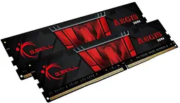 Модуль памятi DDR4 2x16GB/2666 G.Skill Aegis (F4-2666C19D-32GIS) - мініатюра 2
