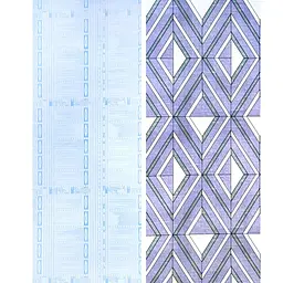Самоклеюча плівка Sticker Wall SW-00001257 Зелені ромби 0,45х10м - мініатюра 2
