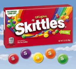 Драже Skittles Original Chewy Candy Theater Box 99г - мініатюра 7